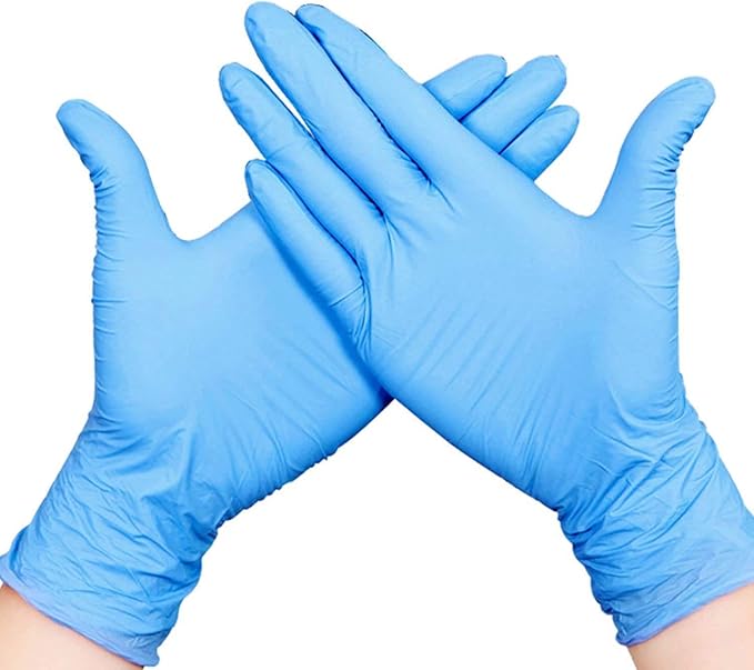 NITRILE GLOVES, powder and Latex free (AQL 1.5 5 mil) BULK 1000 Pieces